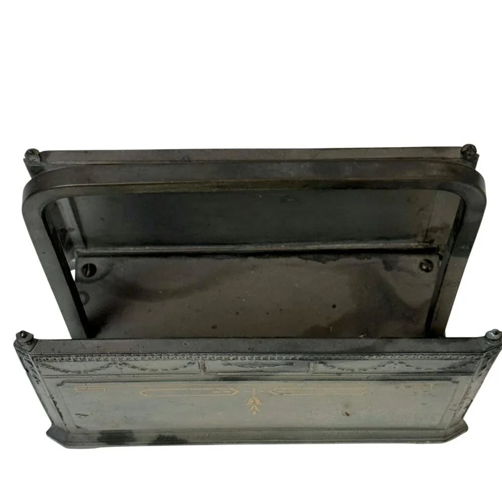 Benedict Adam-Verd Letter Holder Antique Desk Accessory Rare Find! Heavy Bronze